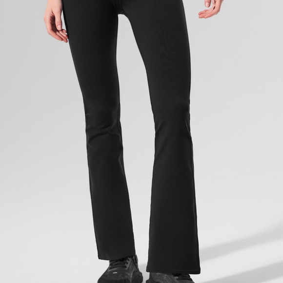 ALO High-Waist Bootcut Leggings - Black (Small) - Picture 10 of 11